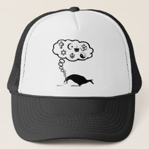 Atheist humor trucker hat