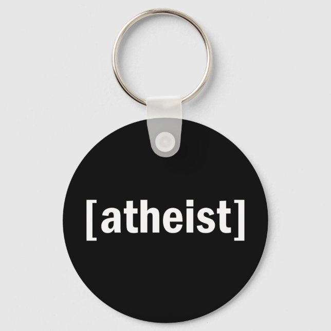[atheist] keychain (Front)