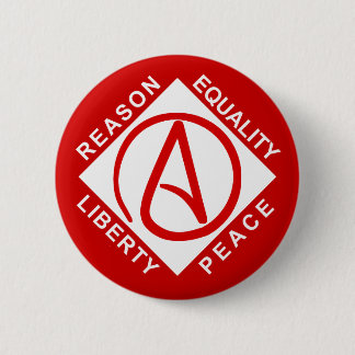 Atheist logo button