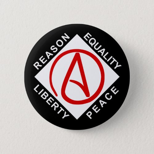 Atheist logo button