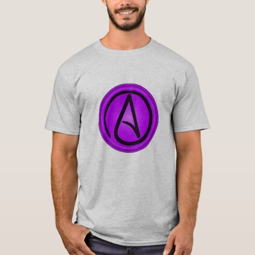 Atheist logo mens t_shirt