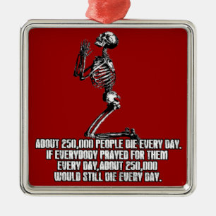 Atheist Metal Ornament