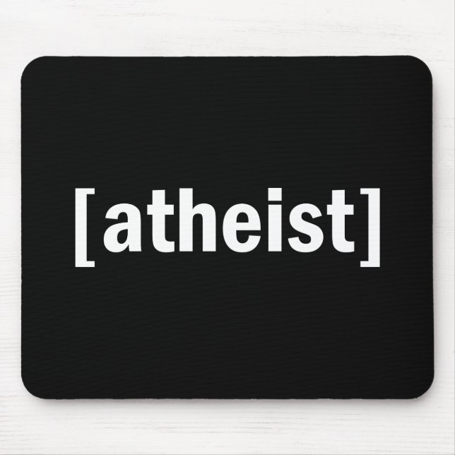 [atheist] mouse pad (Front)