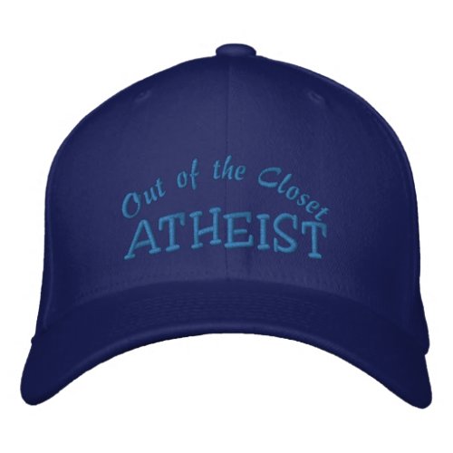 ATHEIST Personalize Name Embroidered Baseball Cap