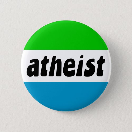 atheist pinback button