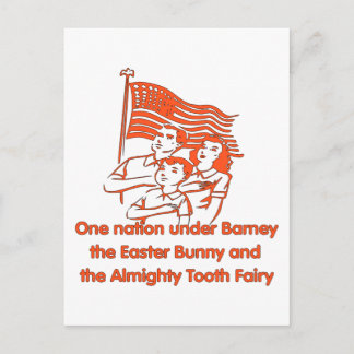 Atheist Pledge Postcard