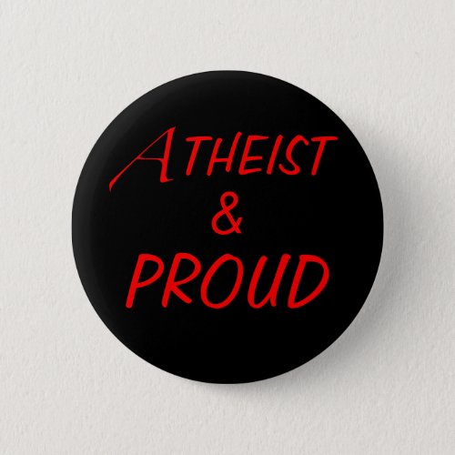 Atheist  Proud Button