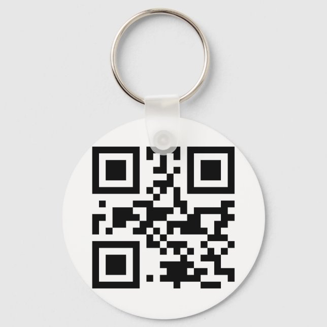 "ATHEIST" QR code Keychain (Front)