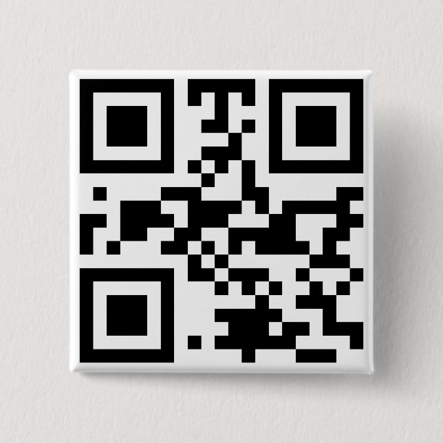 "ATHEIST" QR code Pinback Button (Front)