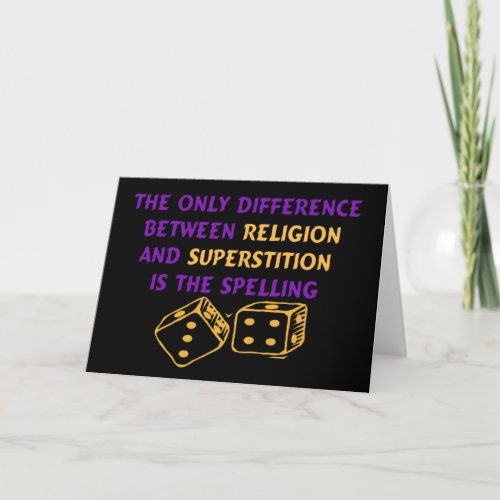 Atheist Quote Card