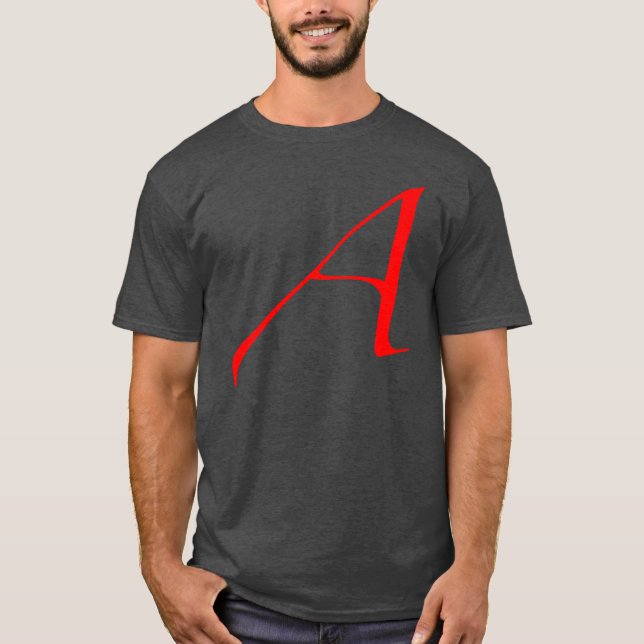Atheist Scarlet A T-Shirt (Front)