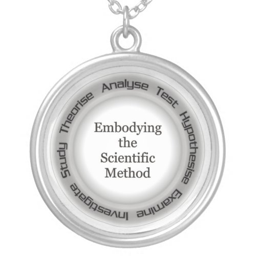 Atheist Scientific Method Acronym Necklace
