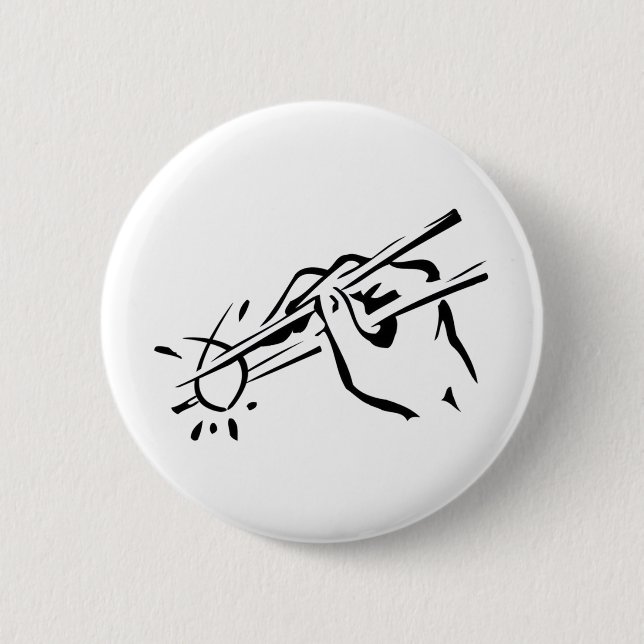 Atheist  Sushi! (ichthys) Pinback Button (Front)