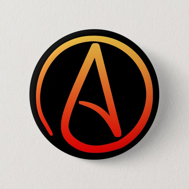 Atheist Symbol Button (Front)