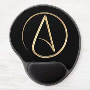 Atheist Symbol Gel Mouse Pad