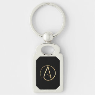 Atheist Symbol Keychain