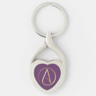 Atheist Symbol Keychain