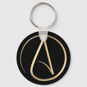 Atheist Symbol Keychain