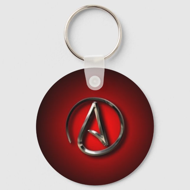 Atheist symbol Keychain (Front)