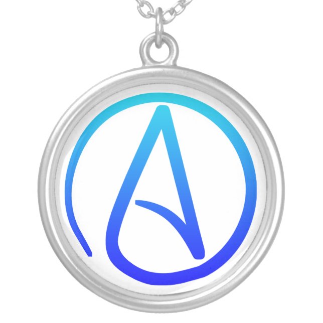 Atheist Symbol Necklace (Front)