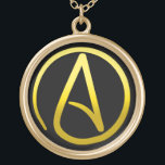 Atheist Symbol Necklace<br><div class="desc">Atheist Symbol Necklace</div>