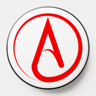 Atheist Symbol Red PopSocket