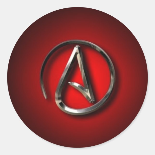 Atheist Symbol Stickers (Front)