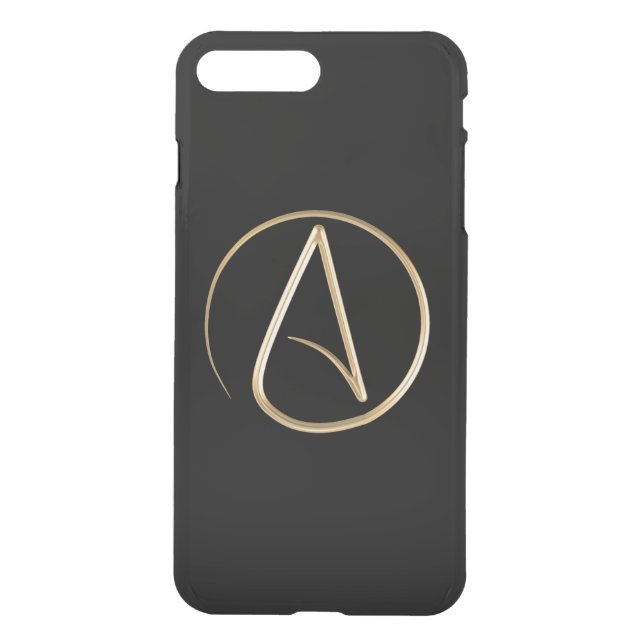 Atheist Symbol Uncommon iPhone Case (Back)