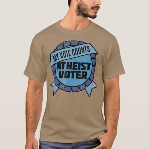 Atheist Voter My Vote Counts T_Shirt