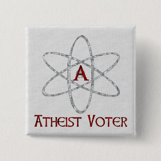 ATHEIST VOTER PINBACK BUTTON