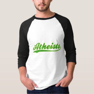 Atheists Faux Baseball Jersey T-Shirt