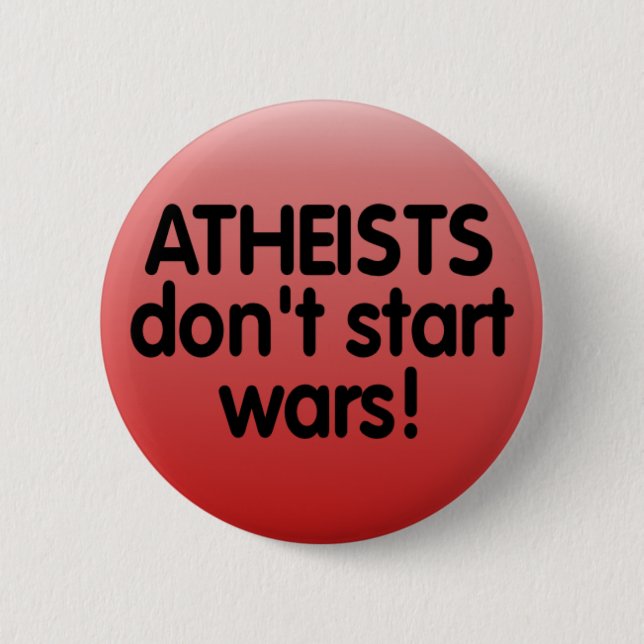 atheists pinback button (Front)