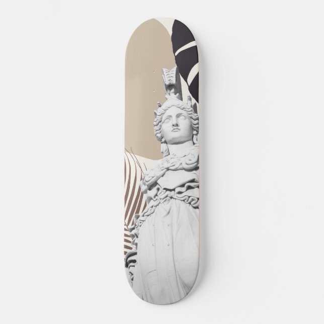 Athena Abstract Finesse #1 #wall #art  Skateboard (Front)