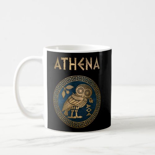 Athena Athenian Owl Symbol Of Greek Goddess Athena Coffee Mug