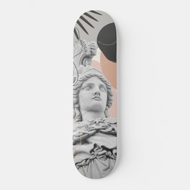 Athena Fan Palm Finesse #1 #wall #art  Skateboard (Front)