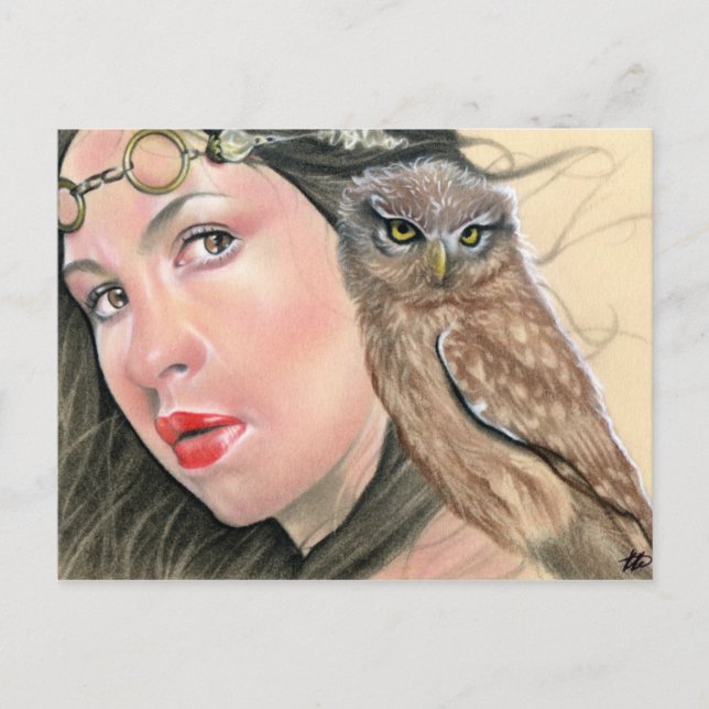 Athena Greek Goddess postcard (Front)