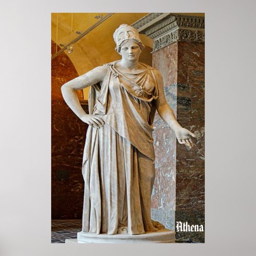 Athena  Greek Goddess  Poster