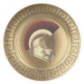 Athena Greek Goddess Shield Helmet Plate (Front)