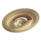 Athena Greek Goddess Shield Helmet Plate (Left Side)