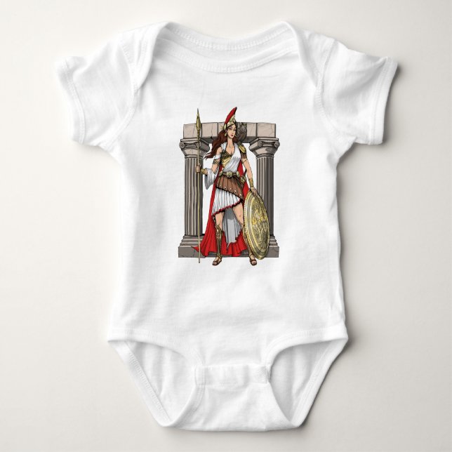 Athena Greek Goddess T-Shirt (Front)
