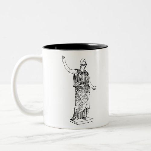 athena greek mythology poseidon percy jackson Two_Tone coffee mug