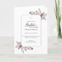 Athena Greek Orthodox Church Baptism Program