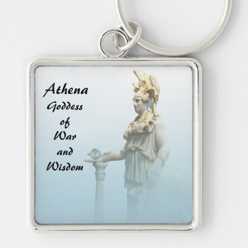 Athena in the Mist Keychain