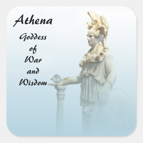 Athena in the Mist Sticker