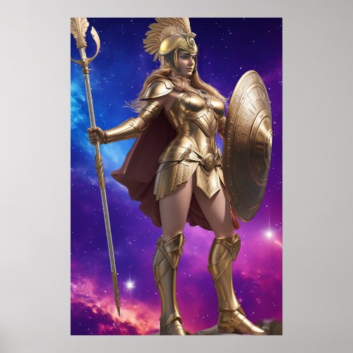 Athena Mythology Series Poster