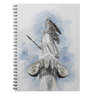 Athena Notebook – Classic Greek Statue Art