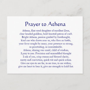 Athena Postcard