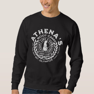Athena s Boot Camp Greek Mythology Olympus Lore Go Sweatshirt