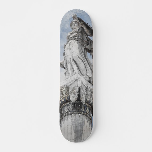 Athena Statue Classical Greek Mythology Deck  (Front)