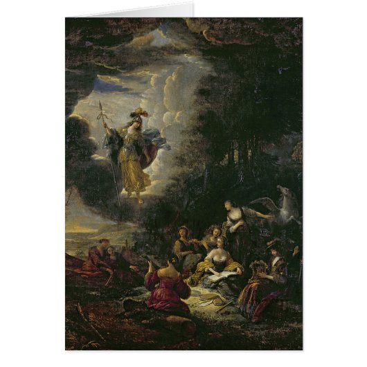 Athena visiting the Muses Cards (Front)